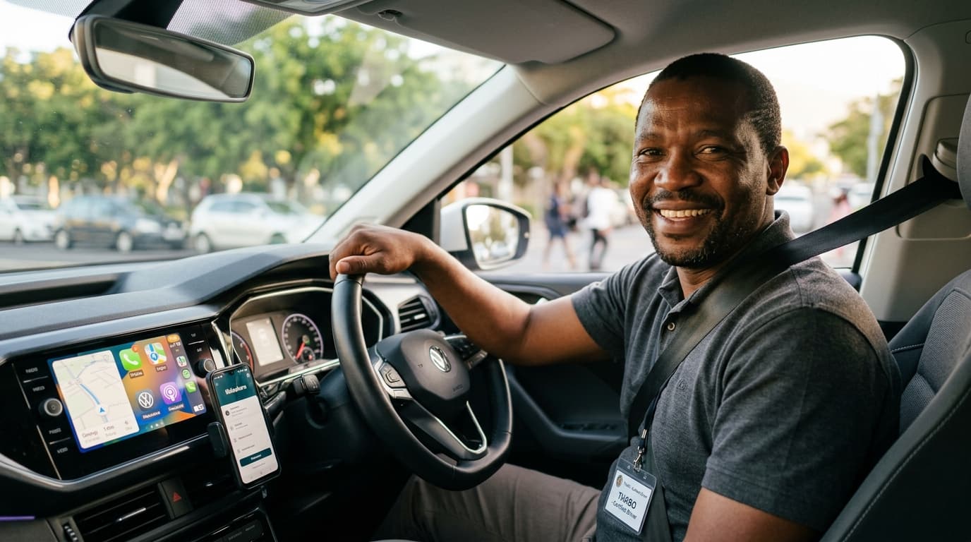 Friendly South African driver